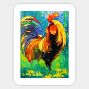 Rooster Sticker